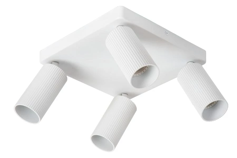 Lucide CLUBS - Ceiling spotlight - 4xGU10 - White - off